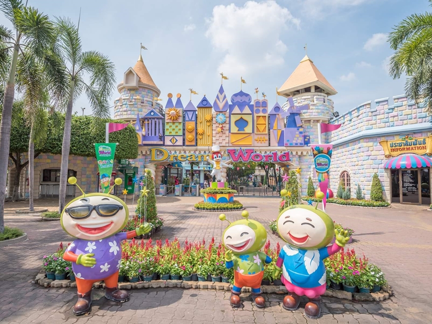 Vé Tham Quan Công Viên Giải Trí Dream World Bangkok Thái Lan & Thưởng Thức Buffet