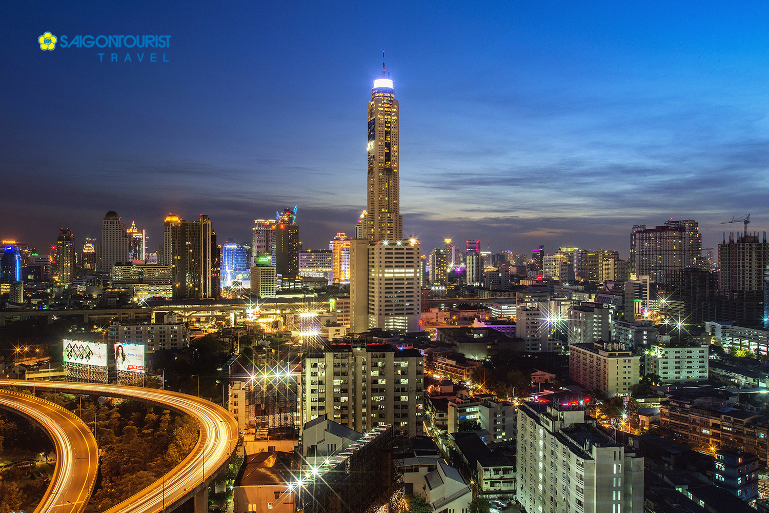 Du lịch Thái Lan [Bangkok - Pattaya] (Thưởng Thức Buffet Tối & Ngắm Bangkok Về Đêm Tại Tòa Nhà Cao Tầng - Baiyoke Sky)