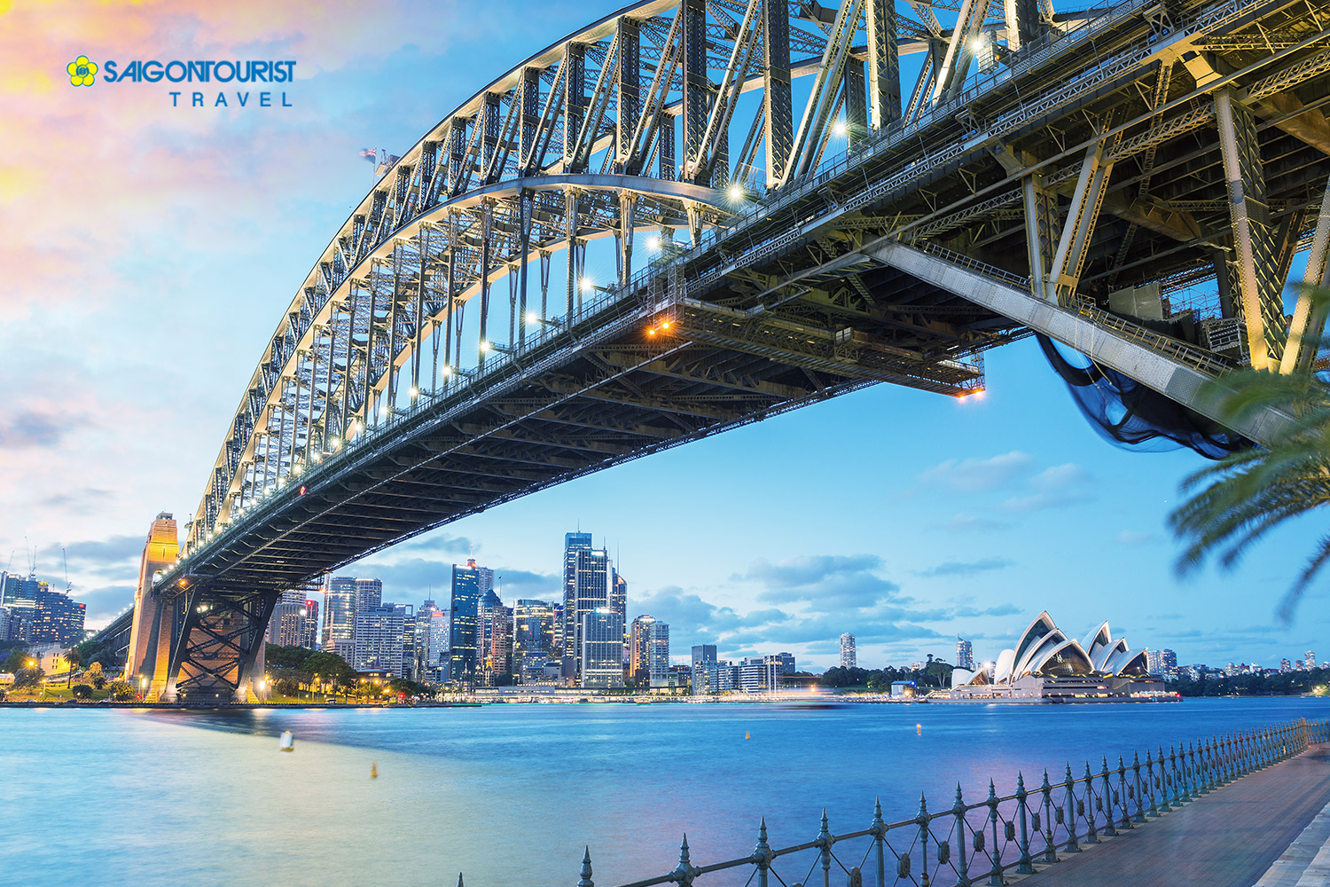 Du lịch Úc [SYDNEY-MELBOURNE] Đi cáp treo thung lũng &Thưởng thức bữa trưa trên tháp Sydney