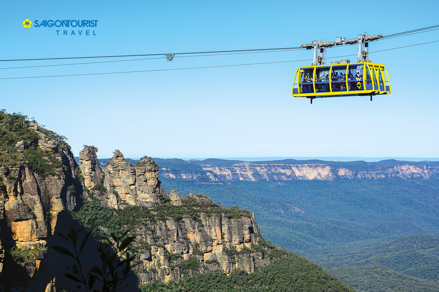 Du lịch Úc Lễ 30/4 [MELBOURNE - SYDNEY] "Cáp treo thung lũng Jasmine & Ăn trưa trên Tháp Sydney”