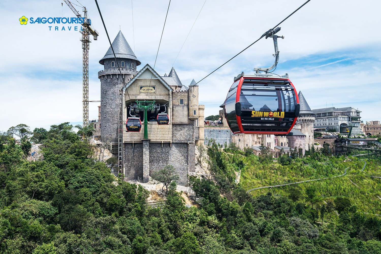 Lựa chọn 2 Vé cáp treo, tham quan [Cáp treo Bà Nà Hills & tự túc ăn trưa] - chiều cao từ 1m – dưới 1m4